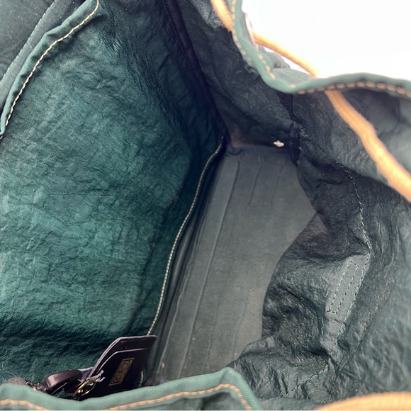 Kipling Backpack with Monkey Keychain. Color Hunter green - Picture 6 of 9